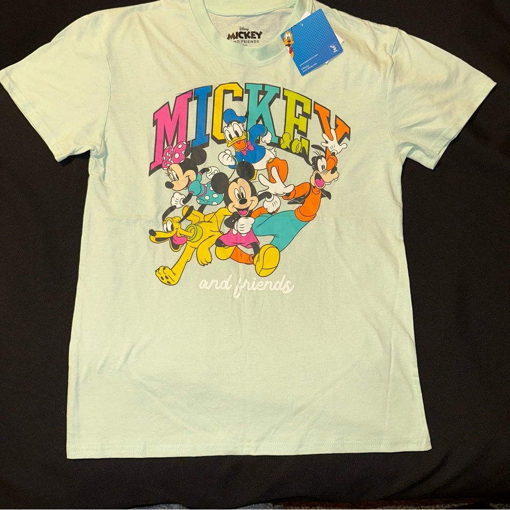 Disney Mickey & Friends T-Shirt light green adult medium